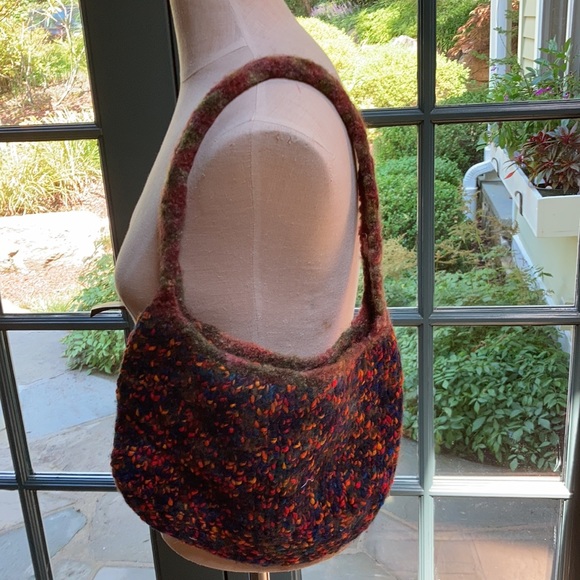 Handmade Knit soft shoulder bag 🧶🤎 - Picture 1 of 8